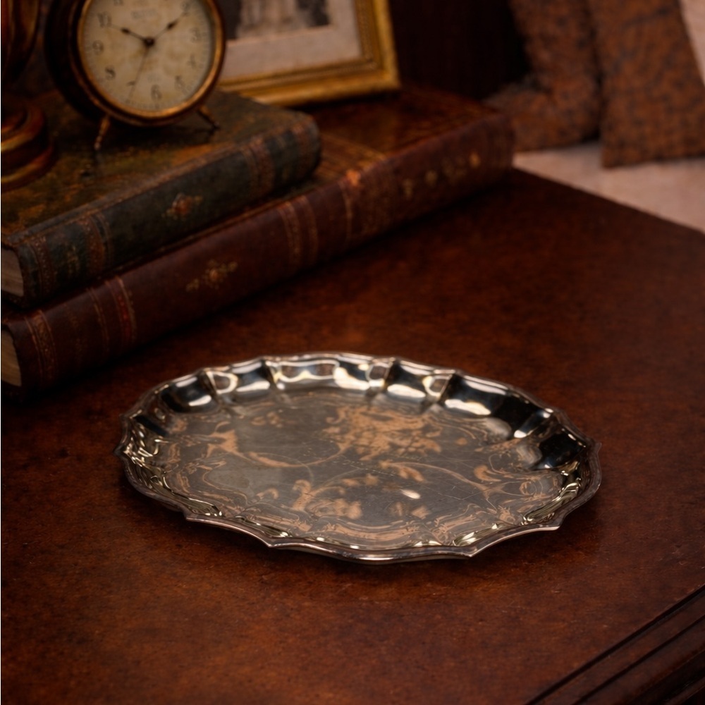 Vintage Silverplate Chippendale Dish WKYT Invitational Best Foursome Award